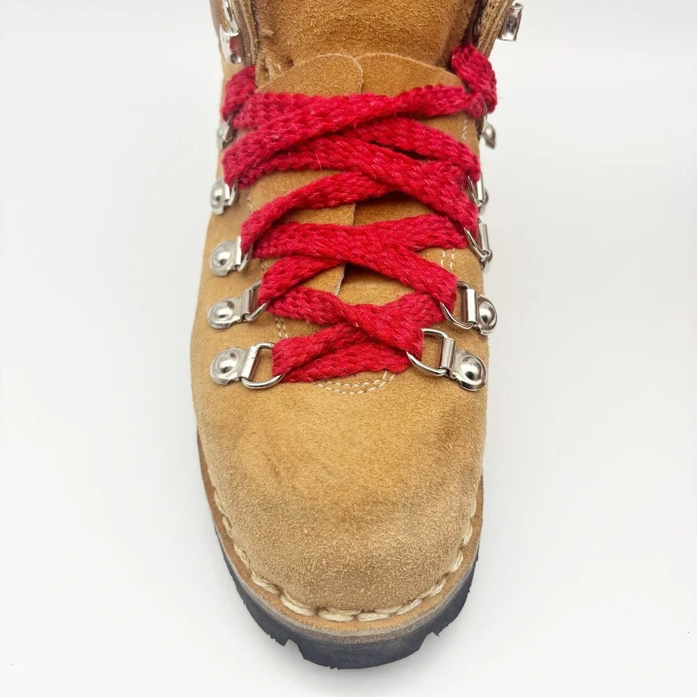 Kinney Shoes Vintage Colorado Brown Suede Italian Hiking Boots Size 5